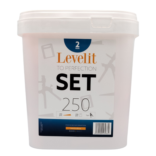 Levelit Set | 2mm | 250 stuks