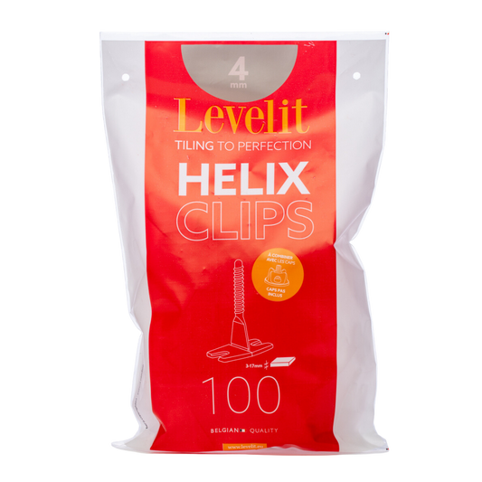 Zak helix clips 100 stuks in voegbreedte 4mm