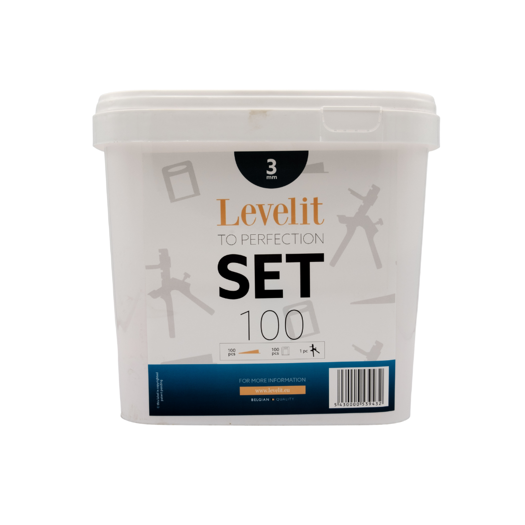 Levelit Set | 3mm | 100 stuks